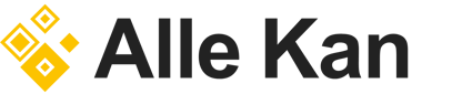Alle Kan logo gul og helsort